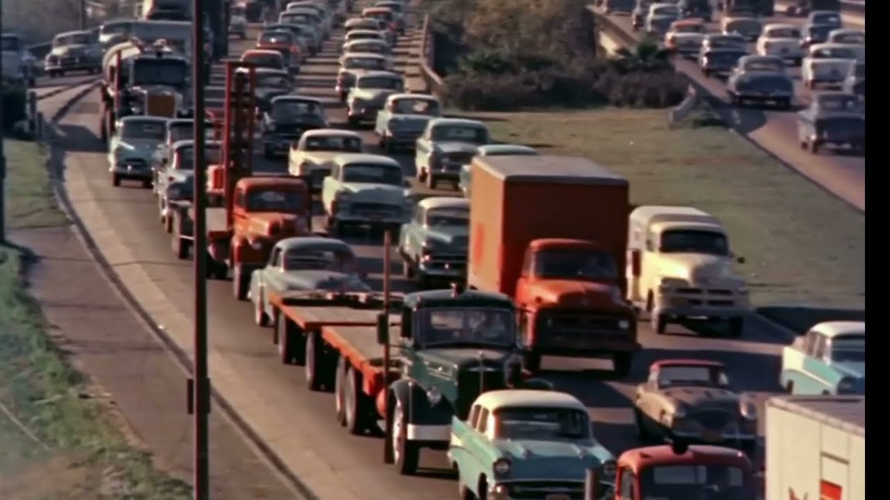 1940s - 1970s Vintage Semi Trucks Old Film Footage Compilation | 18-Wheeler Car Haulers Large Car