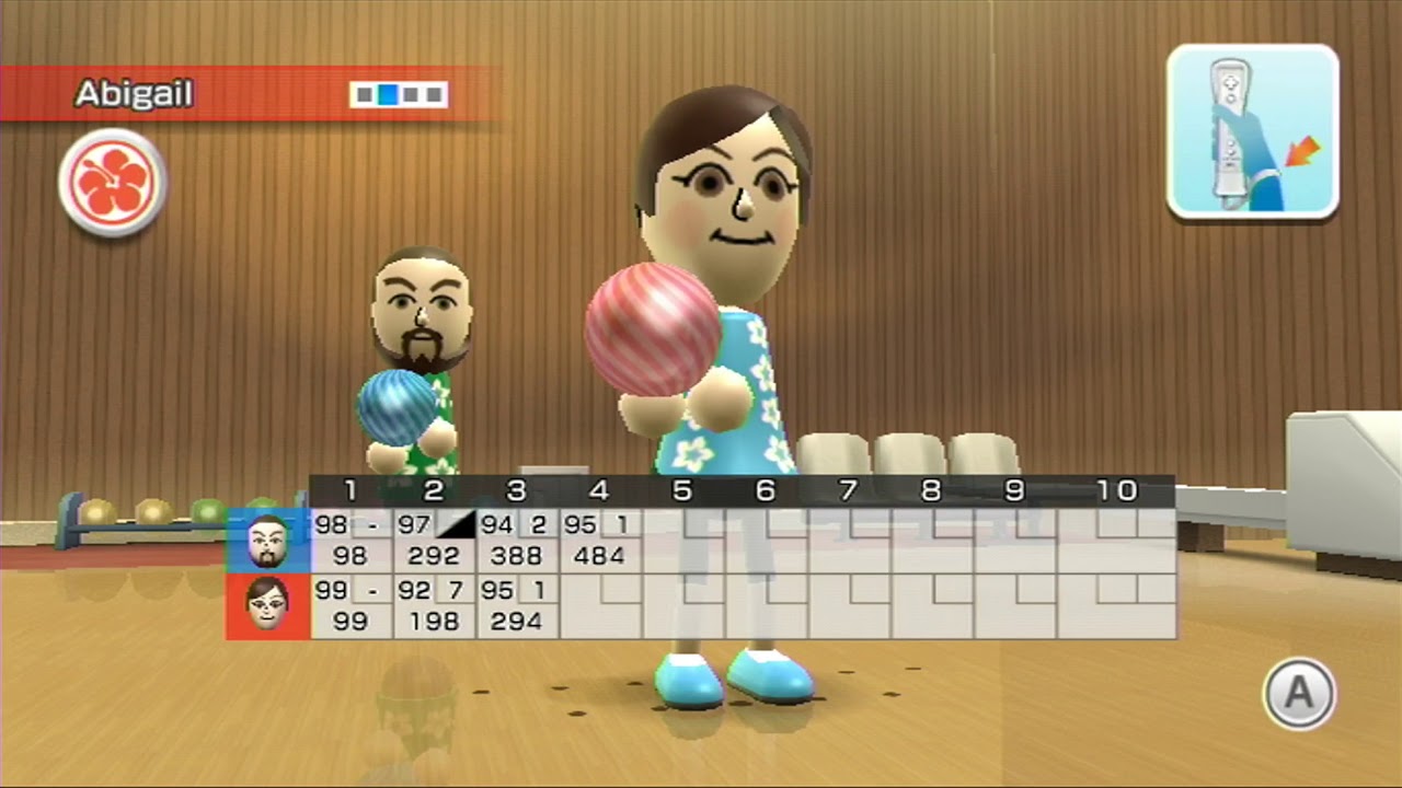 World of Playthroughs: Wii Sports Resort:  Bowling: 100-Pin Game (Multiplayer)