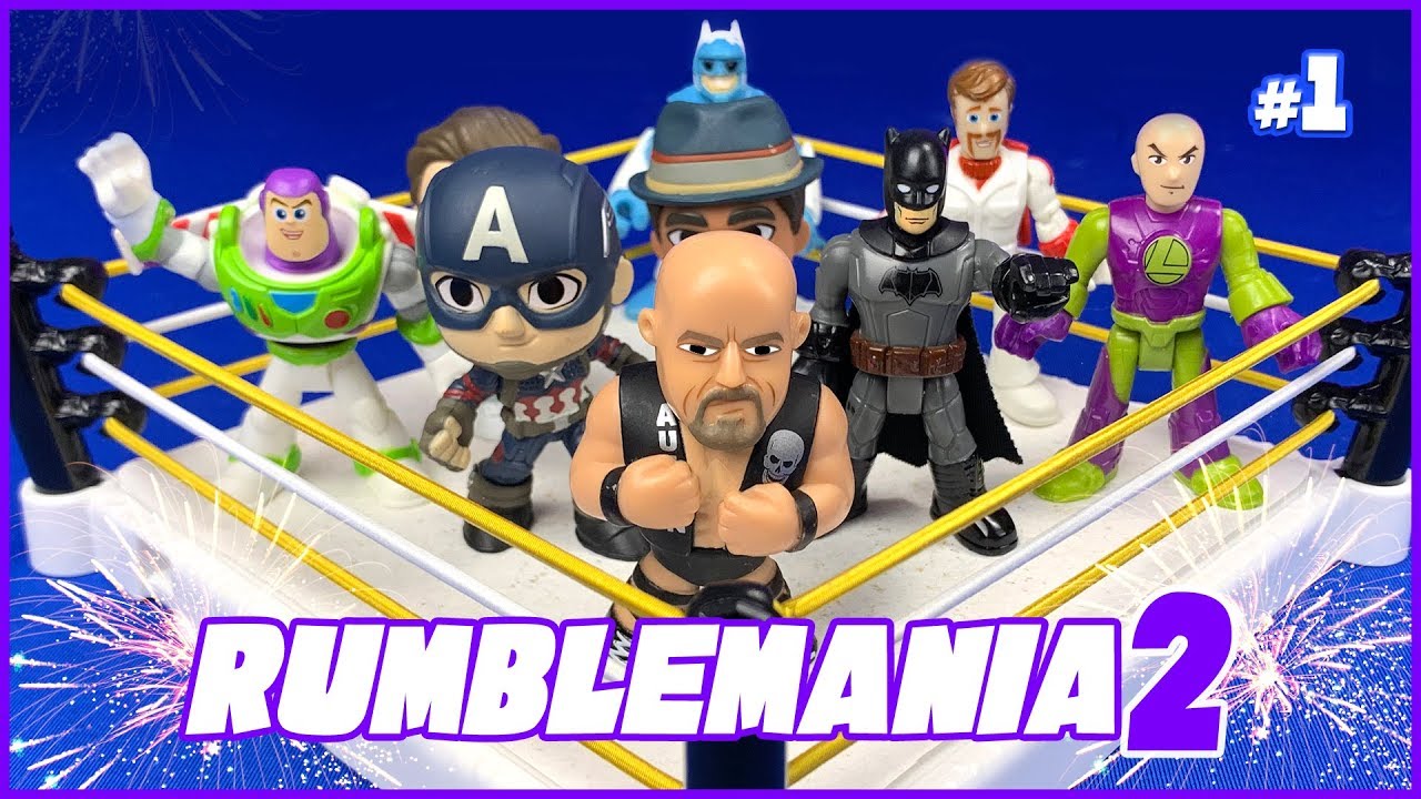 RumbleMania 2: Championship Match with Batman, Spider-Man and Toy Story 4! // RUMBLE LEAGUE