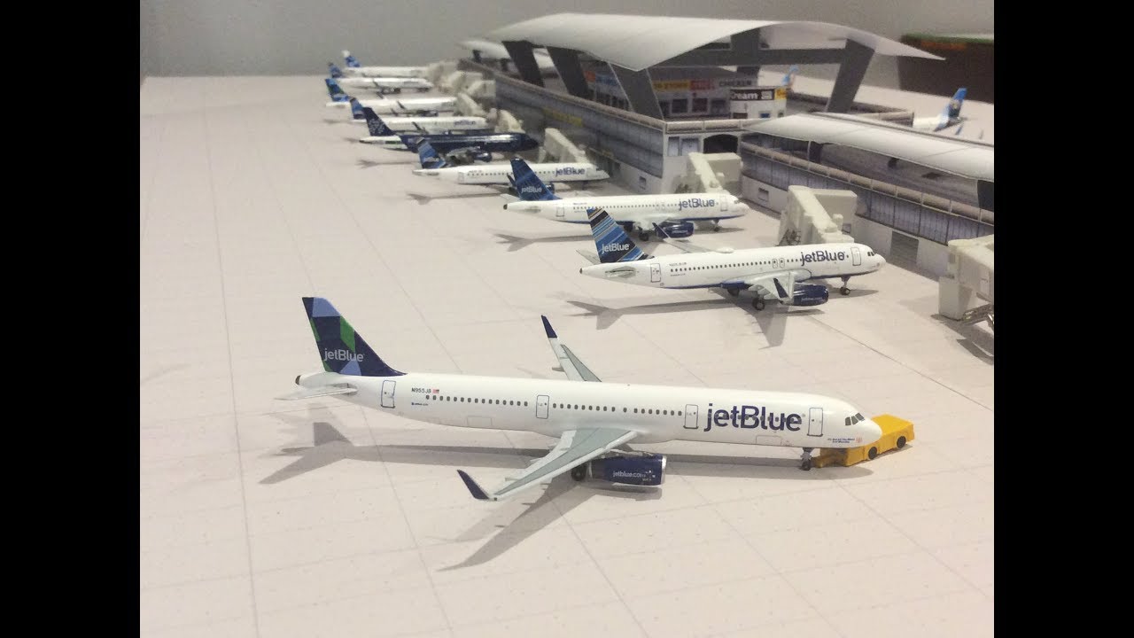 1:400 MCO Orlando international model airport 2am-7am operations update