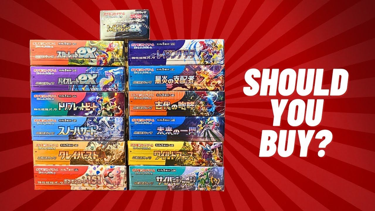 Should you INVEST in Japanese SV Boxes in the current market? Pokémon TCG Discussion