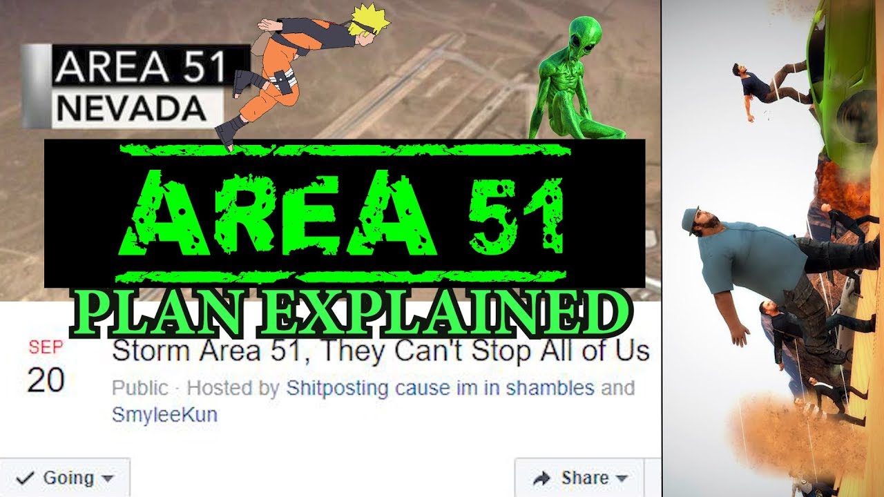 Area 51 Plan Explained: Storming Area 51, They Can't Stop All of Us (feat. Naruto Run Lessons)