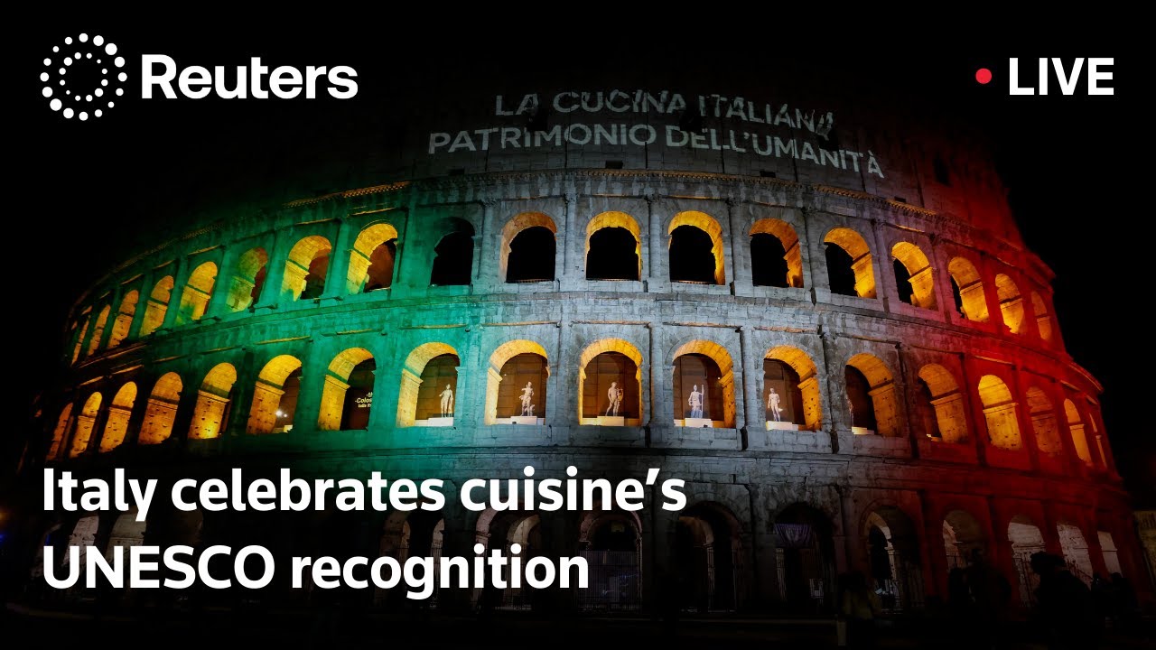 LIVE: Italy celebrates cuisine's UNESCO recognition