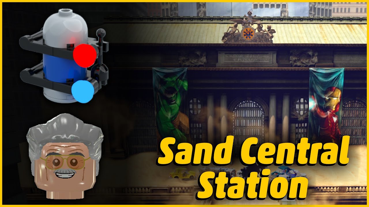 LEGO Marvel Super Heroes | SAND CENTRAL STATION - Minikits & Stan Lee in Peril