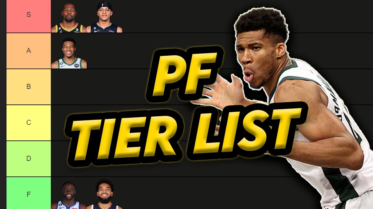 NBA AKTİF EN İYİ POWER FORWARD SIRALAMASI YAPTIM! - PF TIER LIST