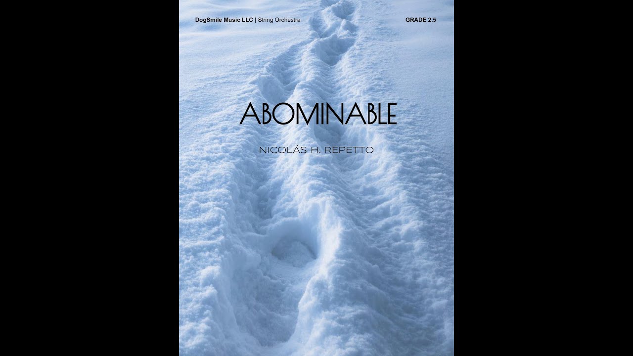 Abominable (Nicolas Repetto, String Orchestra, Grade 2.5)