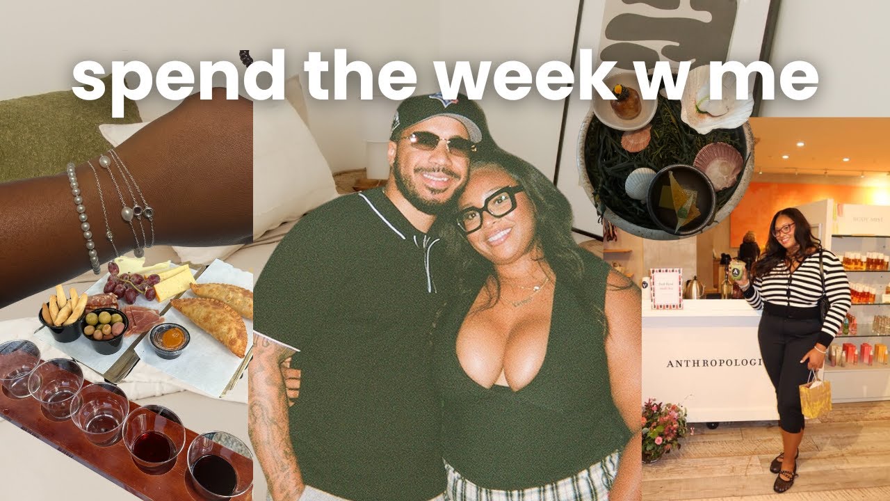 weekly vlog: my man's birthday, anthropologie event, winery, family time & more