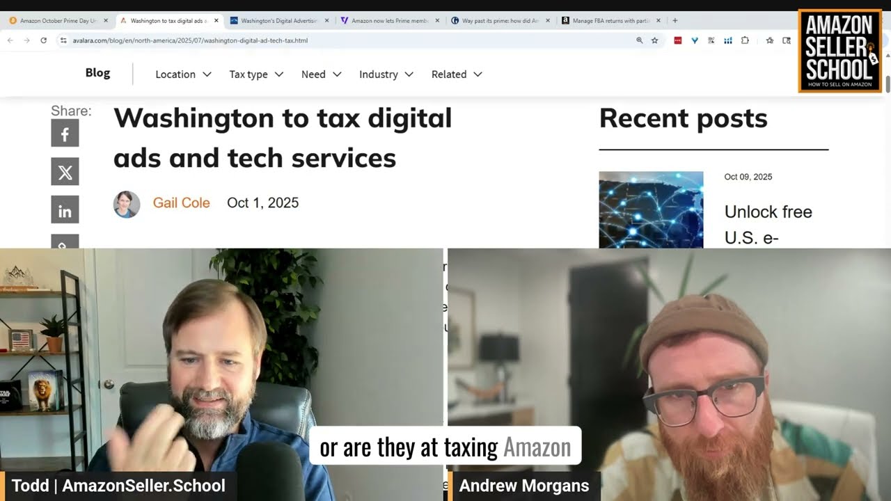 Washington&rsquo;s New Digital Ad Tax: How It Impacts Amazon Sellers and Online Businesses