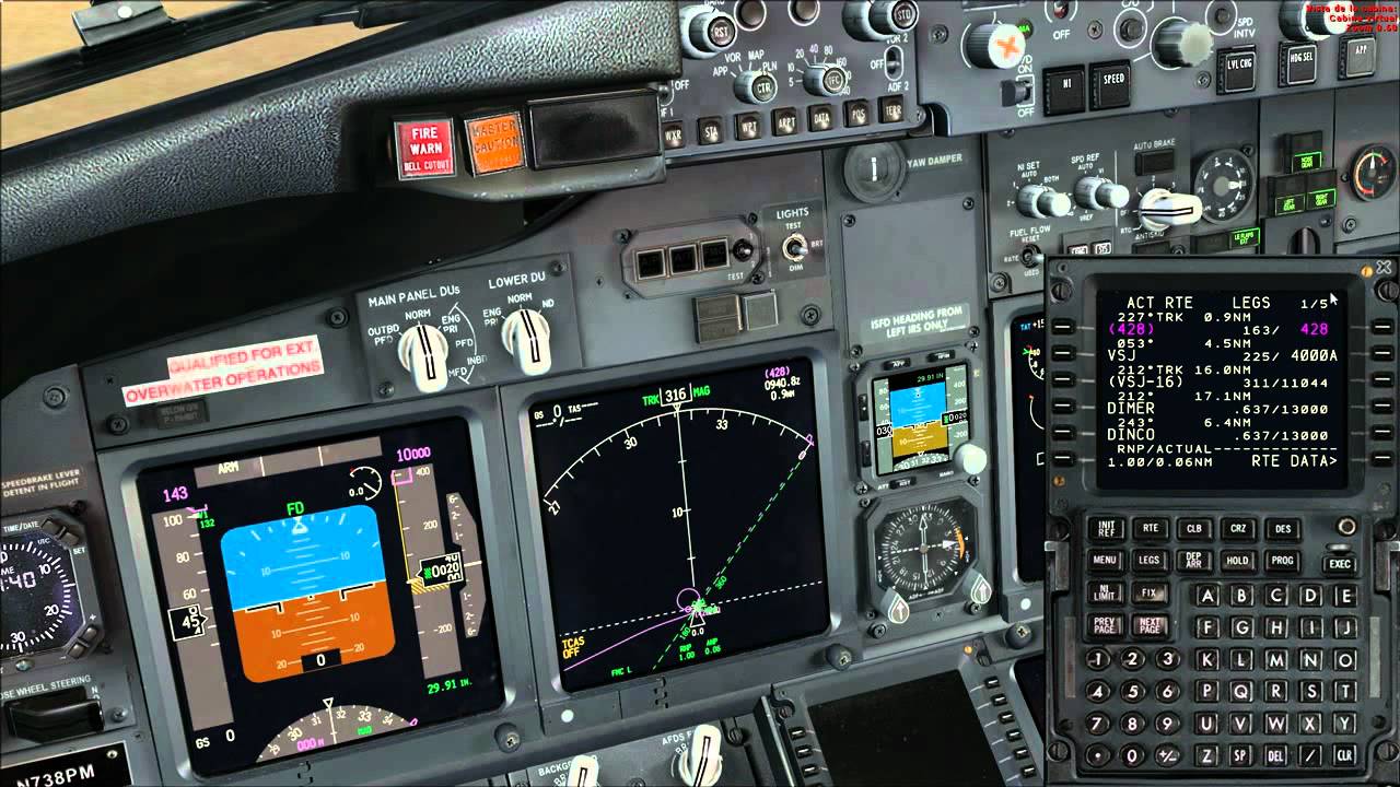 FSX Videotutorial ESPAÑOL FMC del 737-NGX de PMDG en Español ( Parte 2)