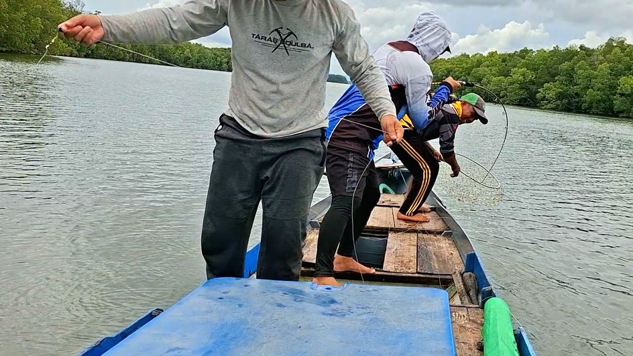 SEMUA PEMANCING INI DIBUAT PANIK SAAT BARRAMUNDI BESAR MENARIK NARIK JORAN SIPEMANCING..!!