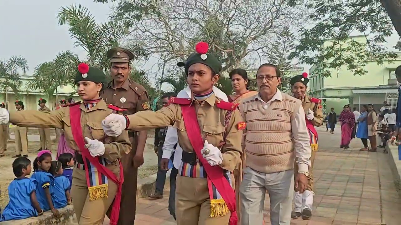 Guest welcome by NCC cadets || BCUBBN MANDARI #ncc #nccdrill 