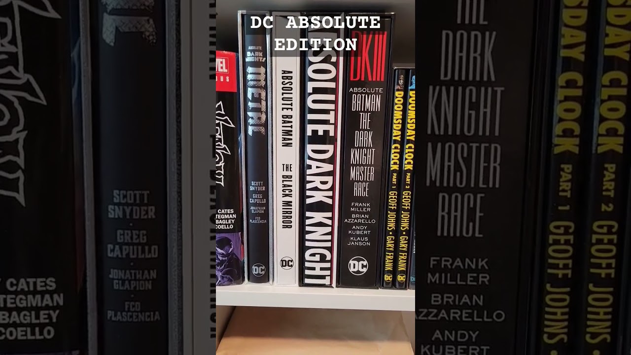 What's your favorite DC Absolute Edition? #dccomics #collectededitions #batman #comic