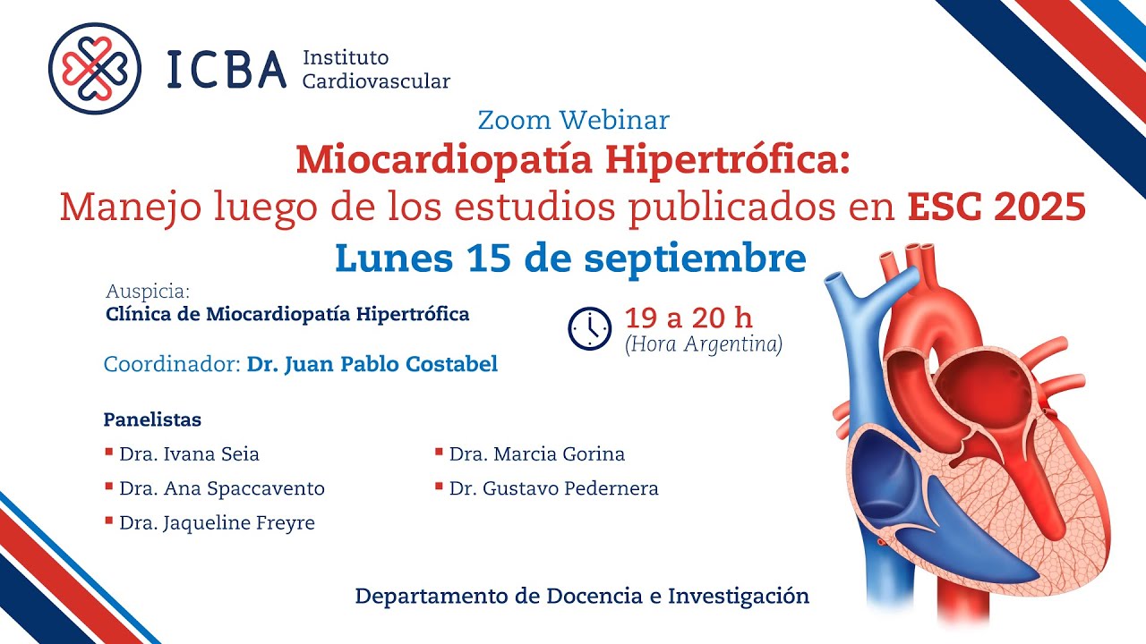 Miocardiopatía hipertrófica: Manejo luego de los estudios publicados en ESC 2025