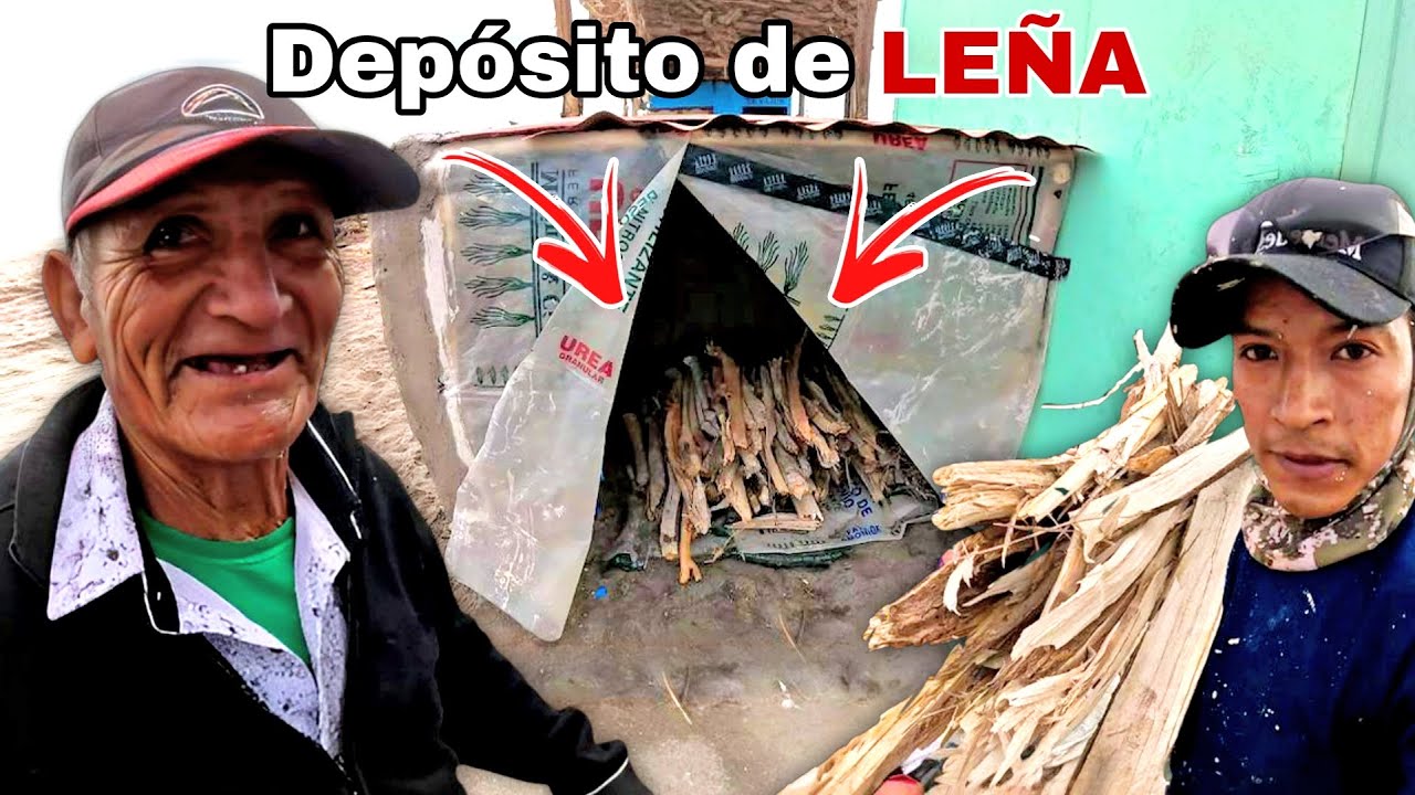 CONSTRUIMOS un DEPÓSITO de LEÑA para DON VÍCTOR. Pescador de 76 años que VIVE SOLO a orillas del mar
