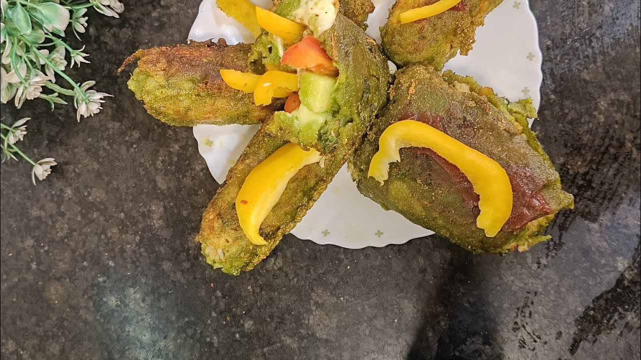 Pake chawal ka cutlet.