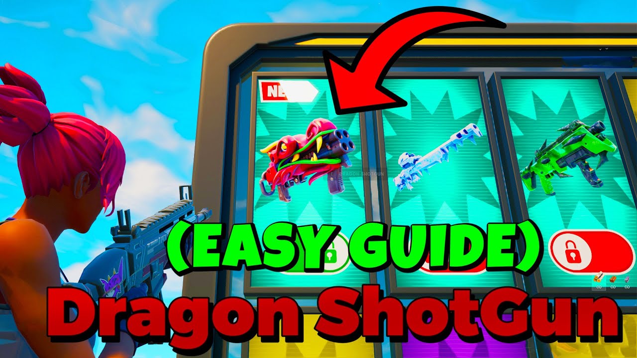 Fortnite 1v1 With Every Gun NEW Dragon ShotGun😱! (Easy Guide)!