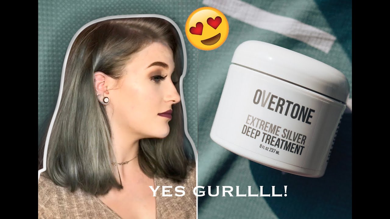 Dying my hair EXTREME GREY! (oVertone)
