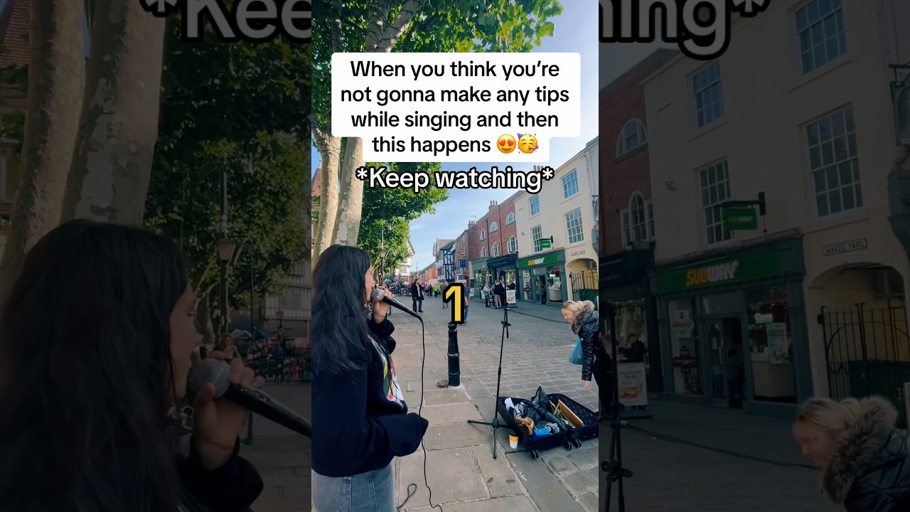 It was one after the other 😳😂 #singing #busking #money #cover #busker