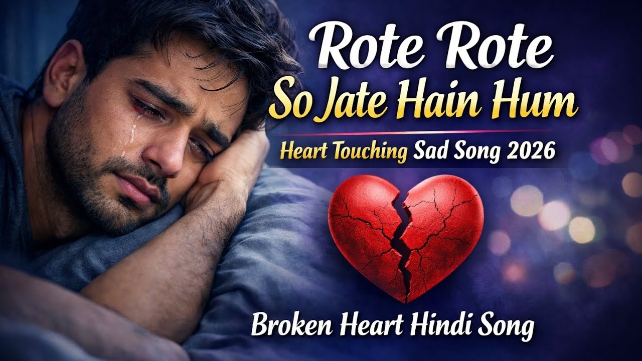 Rote Rote So Jate Hain Hum | Heart Touching Sad Song 2026 | Broken Heart Hindi Song
