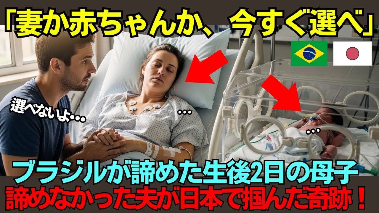 【海外の反応】「妻か子供か、今すぐ決めてください」生存率30%の周産期心筋症の母親…ブラジルが迫った究極の選択を日本が覆した奇跡