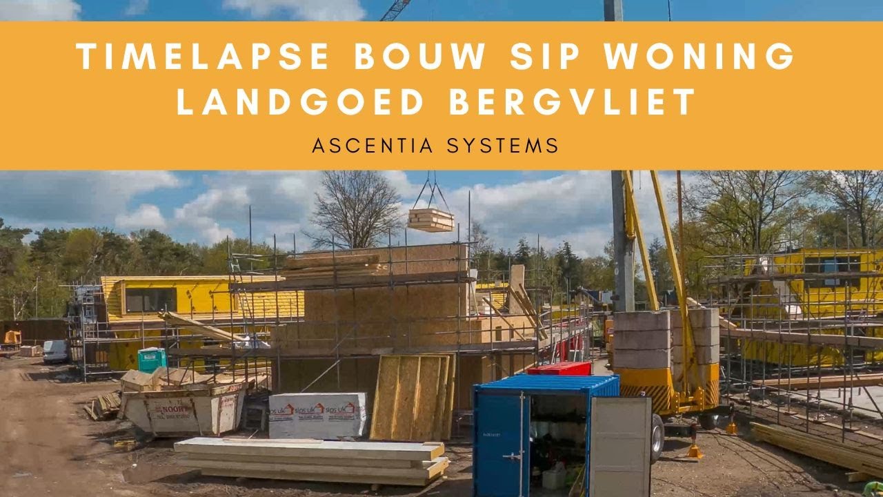 Timelapse bouw SIP woning - Landgoed Bergvliet