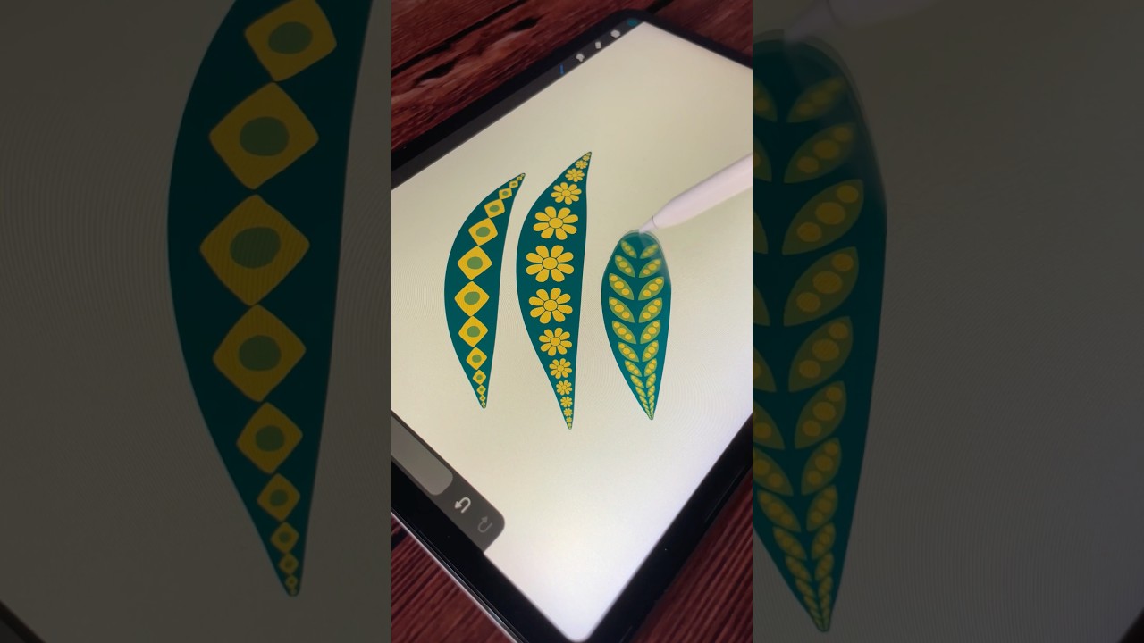 Pattern Brushes for Procreate #procreatebrushes #etsy #printdesign