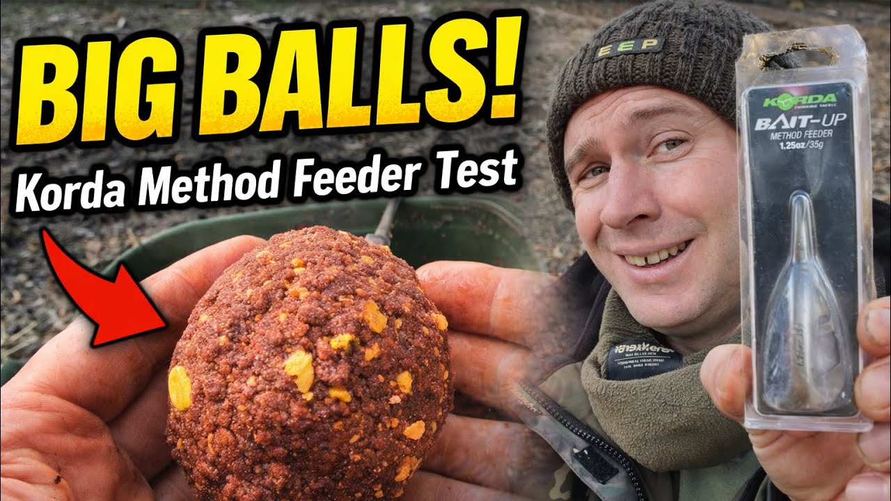 Ловят ли большие шары крупных карпов? - Тест фидера Korda Bait-Up Method
