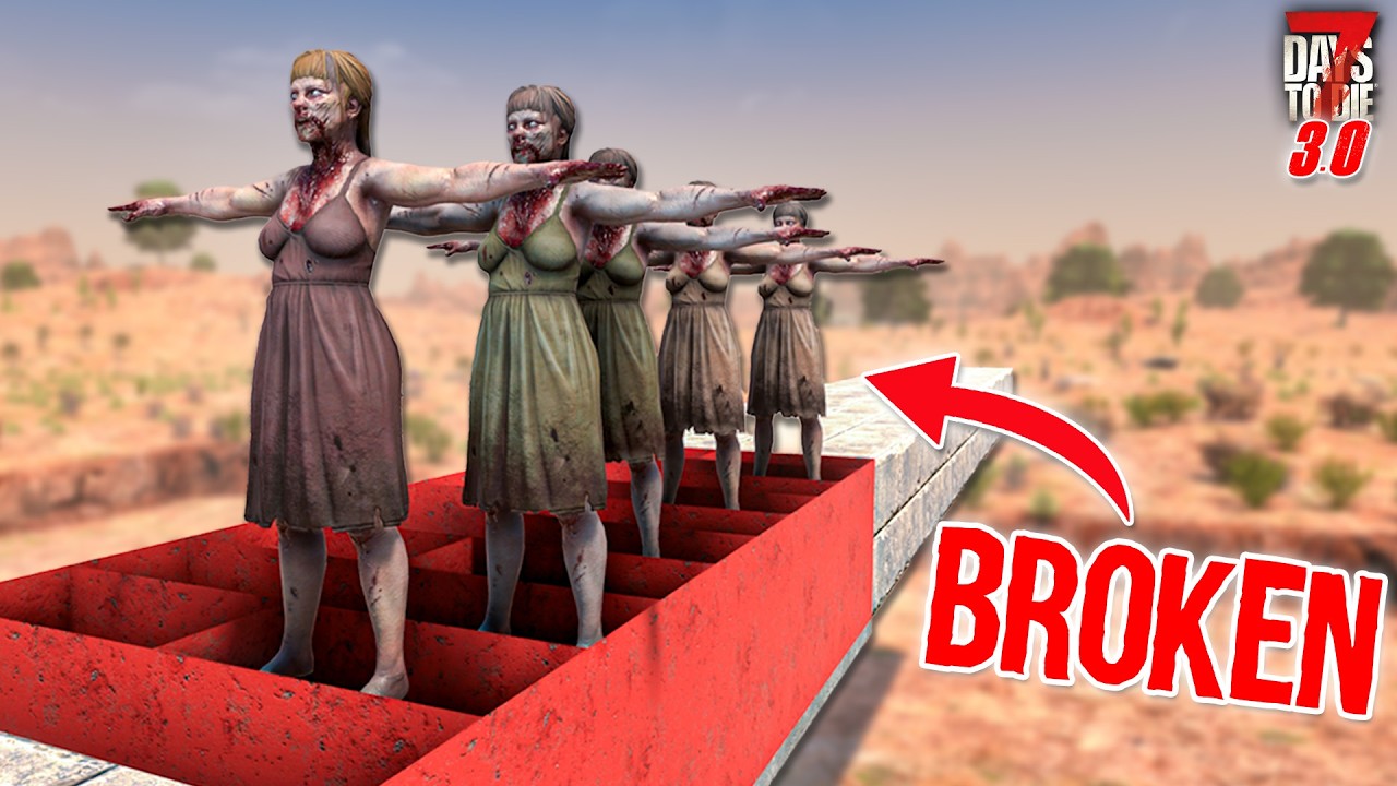 THIS BLOCK TRAPS ZOMBIES! | 7 Days to Die 3.0