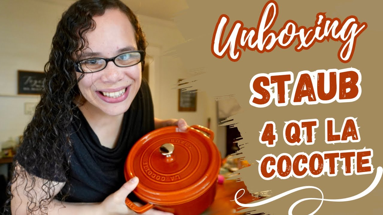 Распаковка голландской духовки STAUB объёмом 4 кварты 🤩