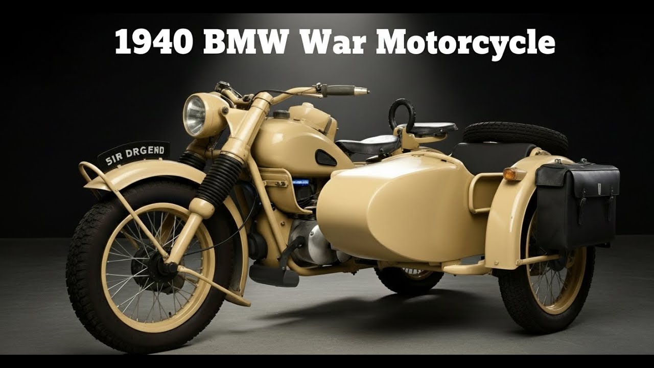 1940 BMW R75 with Sidecar: The War Motorcycle That Climbed Mountains