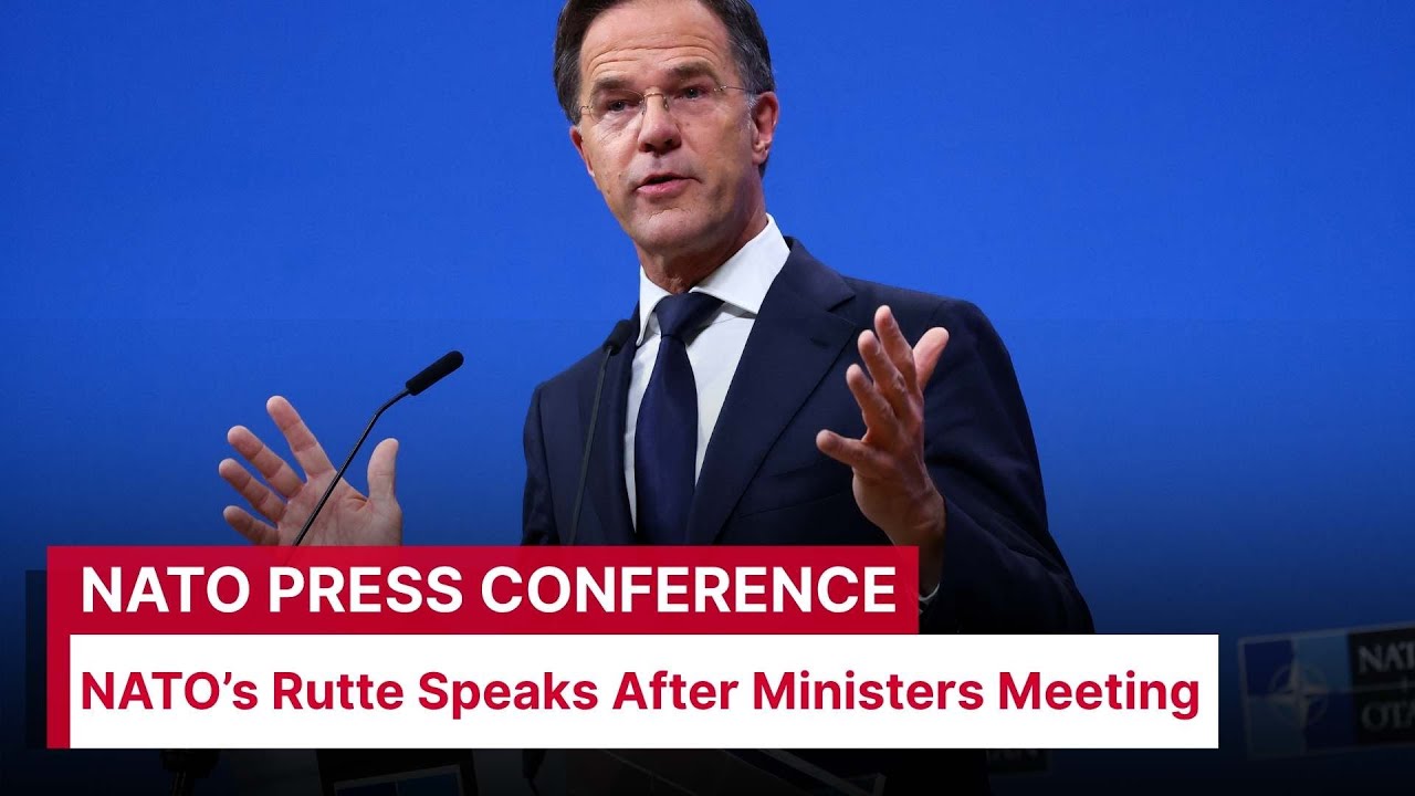 LIVE: NATO Secretary-General Mark Rutte Speaks After Defence Ministers Meeting | AC1G
