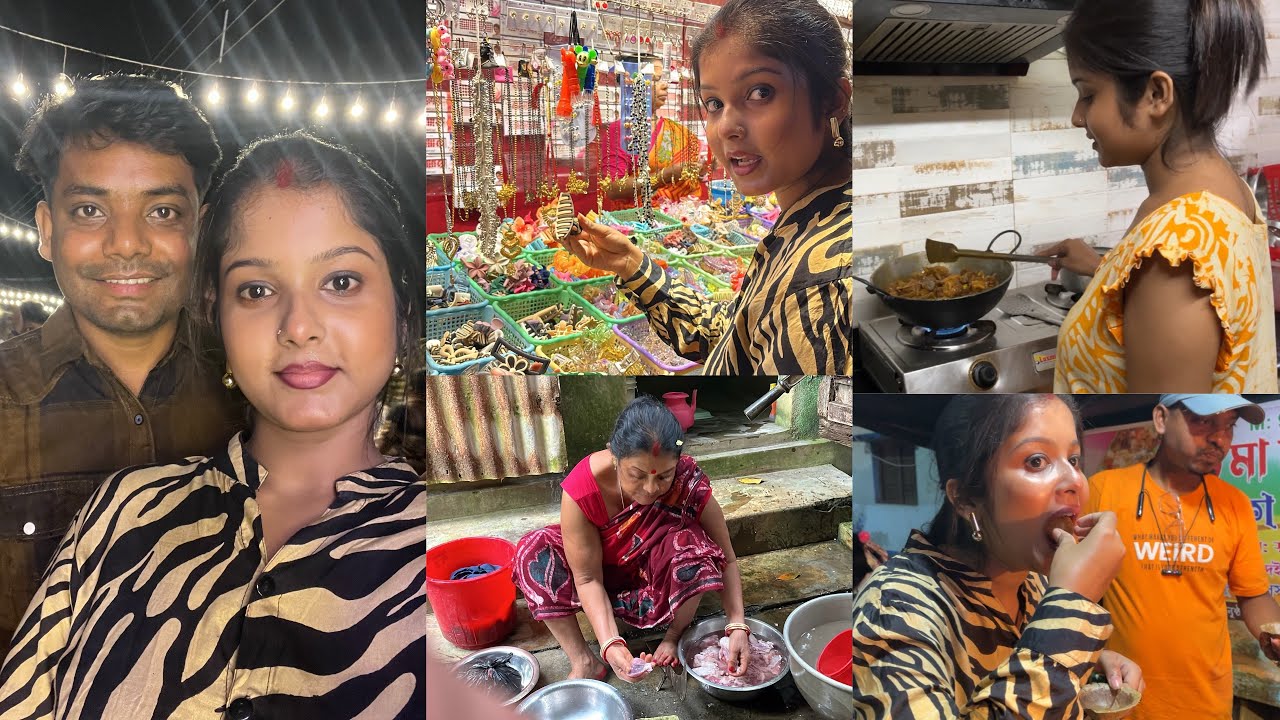 নবমীর দিন বাড়ির সবাই মিলে জমিয়ে খাওয়া দাওয়া করলাম…😊🥰