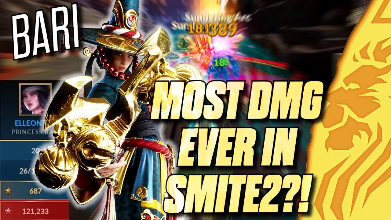 MOST DAMAGE EVER IN SMITE 2!? PRINCESS BARI