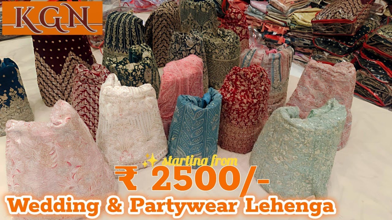 Hyderabad Wedding & Party wear Special   Lehanga 💥 💯%👌  Wholesale Price KGN Suits &Sarees