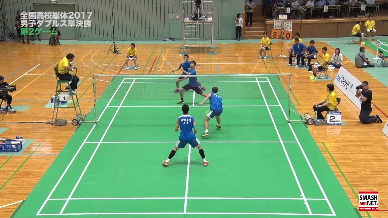 全国高校総体2017 MD準決勝 金子真大／久保田友之祐(ふたば未来学園③③) vs 友金利玖斗／河野匠真(神戸村野工業③③) ダイジェスト