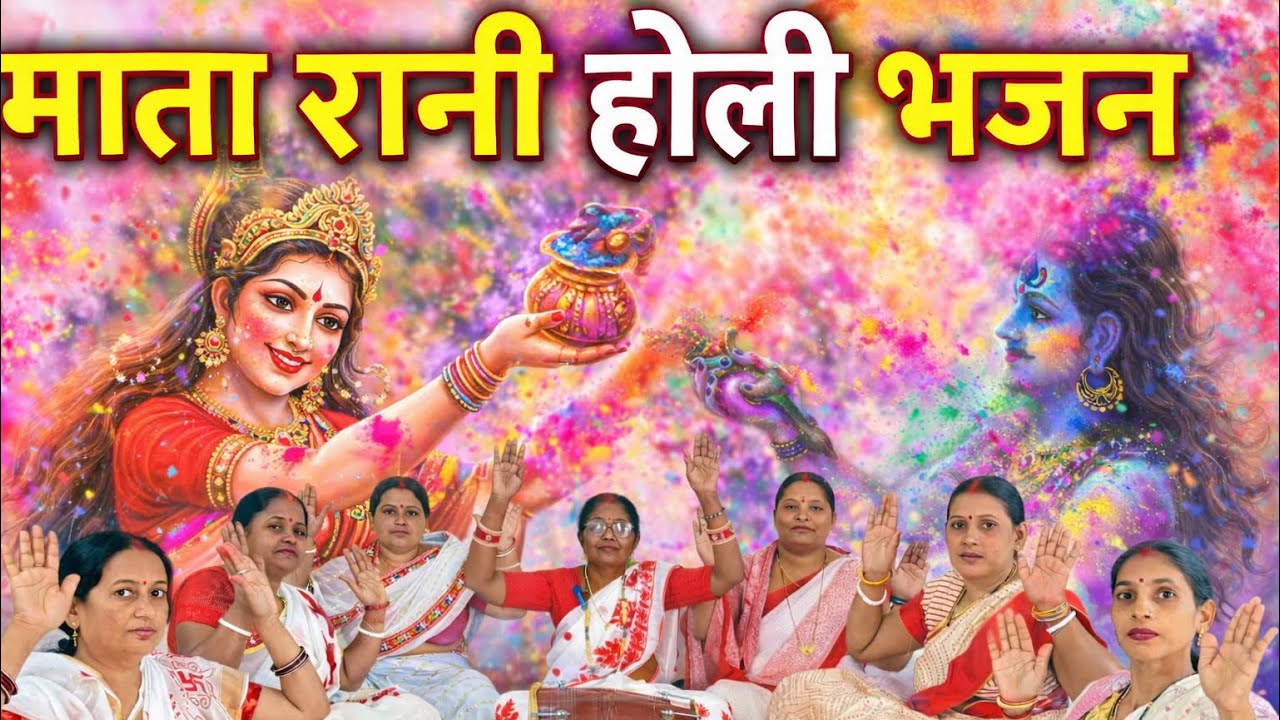 रंग बरसे भीगे मैया की चुनरी || लोकप्रिय हिंदी माता का भजन-By Suman Vishwakarma #bhajan #song #bhakti