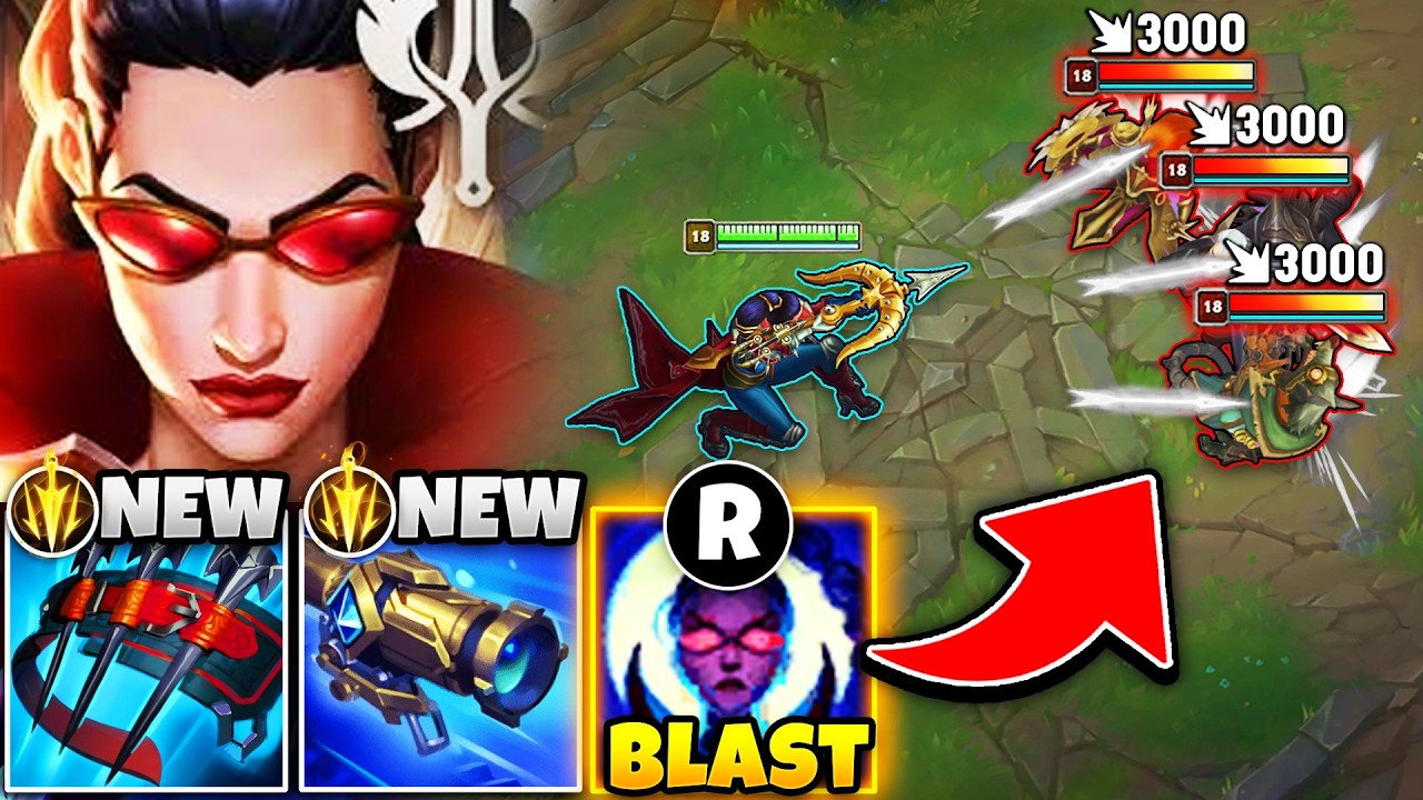 Vayne just got some shiny new toys and it completely broke her... (SUPER CRIT WITH ULT)