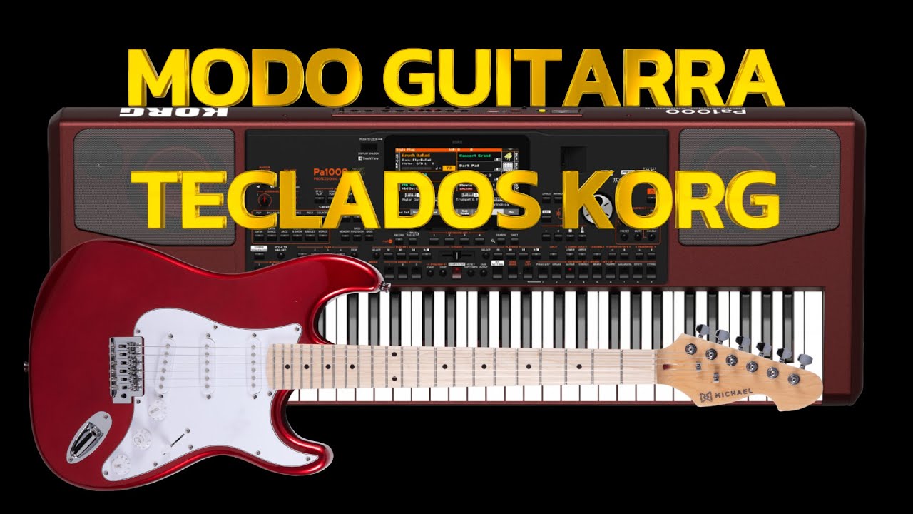 MODO GUITARRA. COMO FAZER BATIDAS DE VIOLÃO E GUITARRA NOS TECLADOS KORG.