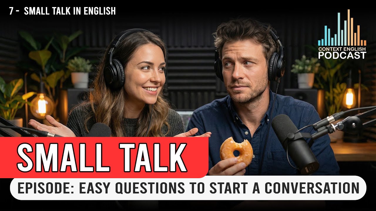 Small Talk: Easy Questions to Start a Conversation | A2-B1 English level | Podcast 7