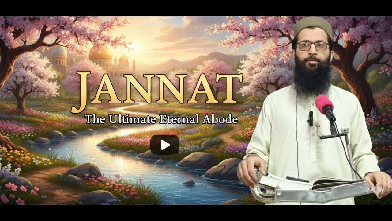 Qari Muhammad Talha explaining the meaning of Jannat / jumma tul Mubarak 31 October 2025