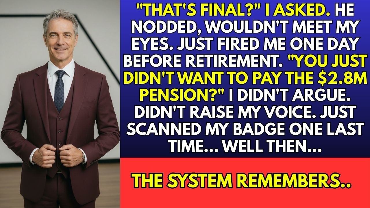 The Chief Architect Was Fired One Day Before Retirement—His Exit Froze Their Entire Bank System