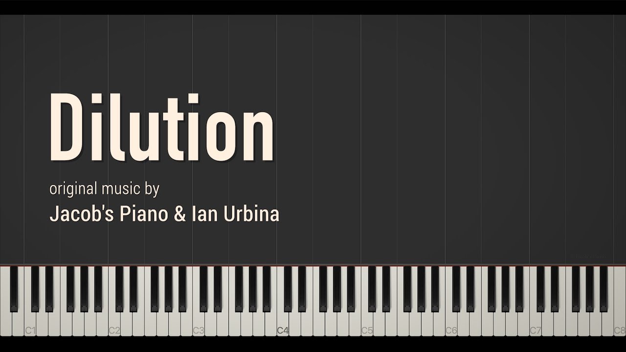 Dilution \\ The Outlaw Ocean Music Project \\ Synthesia Piano Tutorial