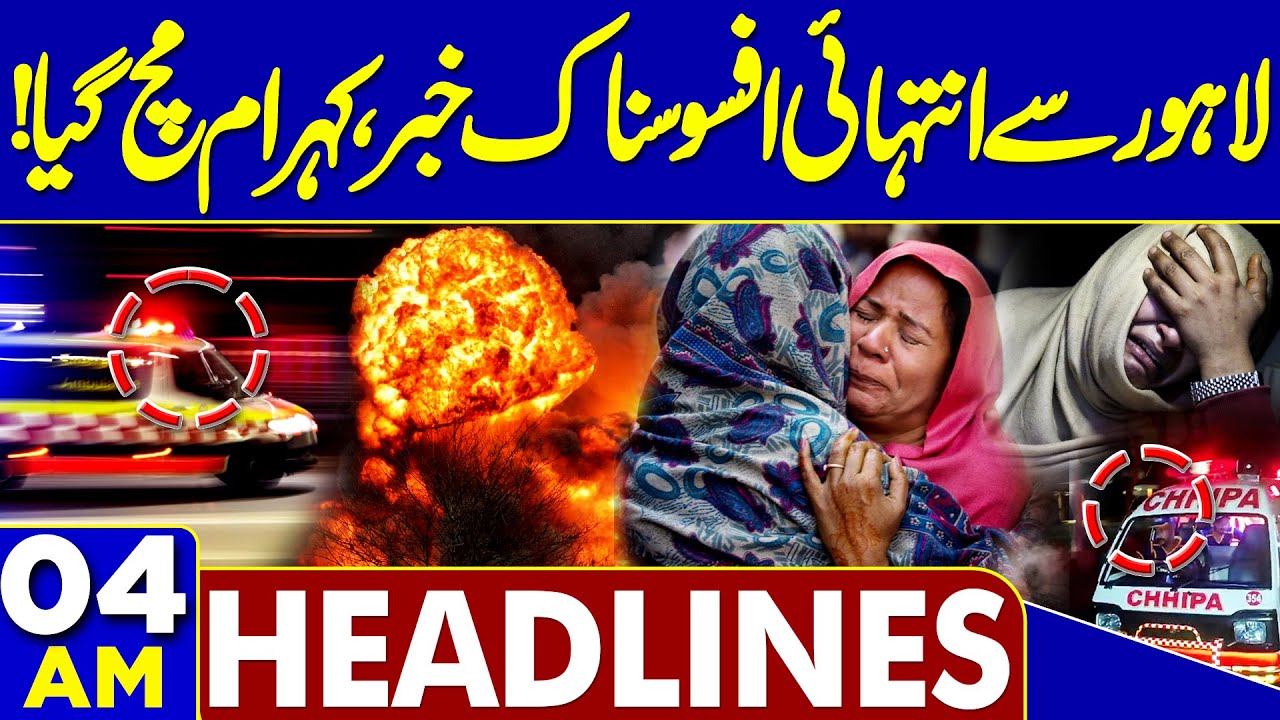 Security Forces Operation in Balochistan | Sad News From Lahore  | 04 AM  Headlines | Basant 2026