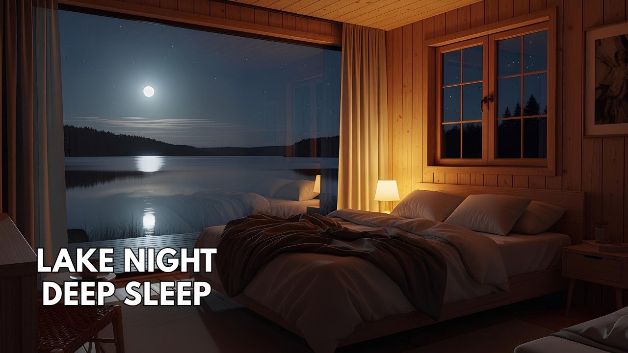 Peaceful Lake Night – Relaxing Sleep Music