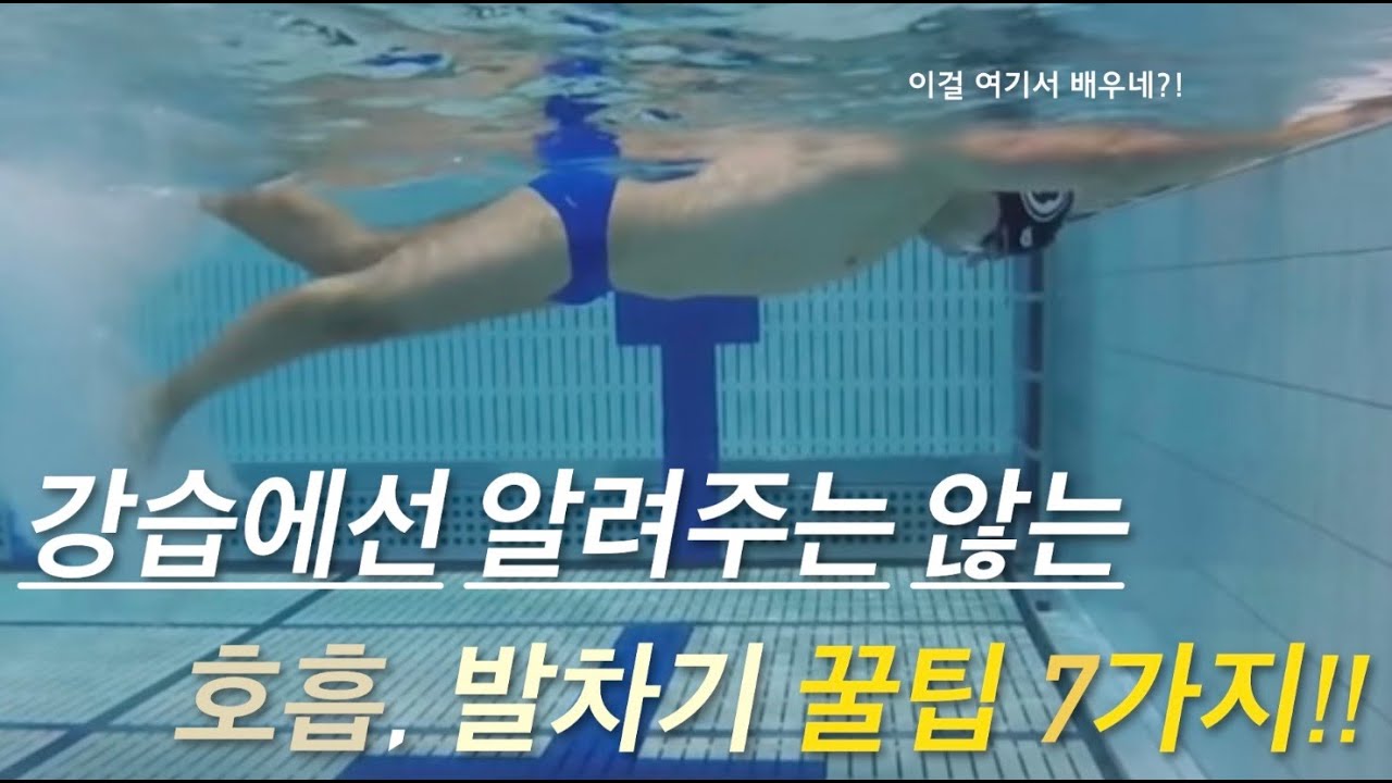 호흡, 발차기 이렇게 연습하셔야 합니다! 가라앉는분들 필수시청!(초급필수시청)