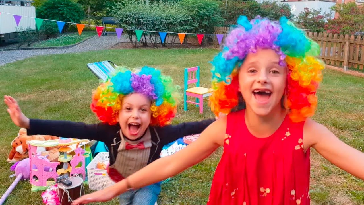 Melody och Chanell bygger Hinderbana - En mycket blöt historia