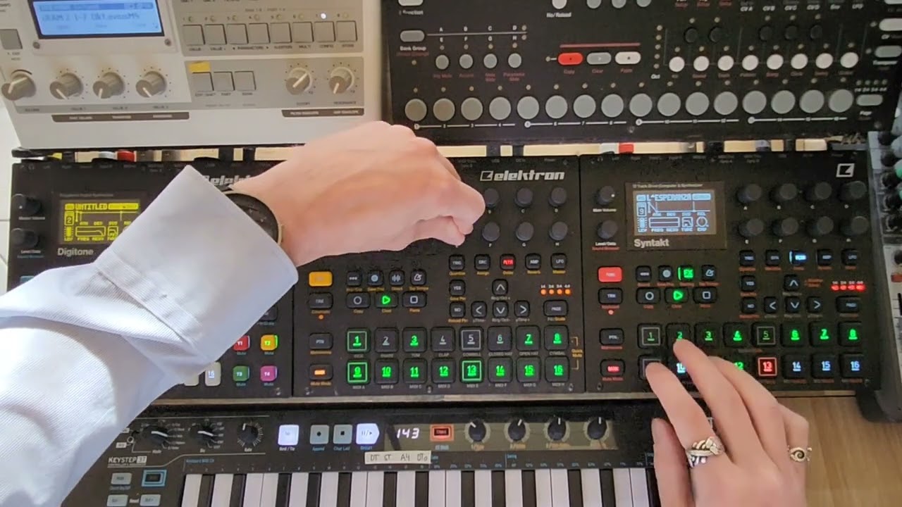 Syntakt, Digitakt, Digitone, Virus TI Snow / Progressive Trance live