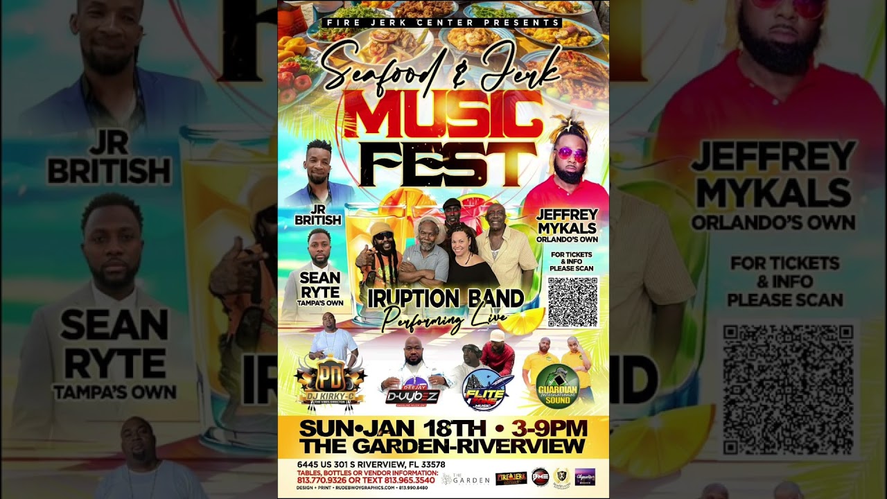 Seafood & Jerk Music Fest 2026 TAMPA | Live Reggae & Dancehall Performances