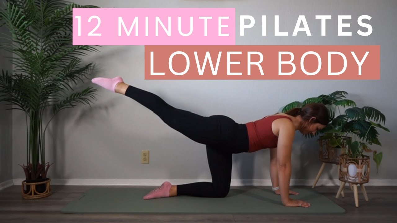LOWER BODY Pilates Workout ll 12 Minutes ll Equipment Free ll All Levels ll For Beginners