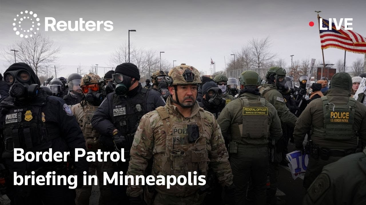 LIVE: Border Patrol commander holds a briefing in Minneapolis